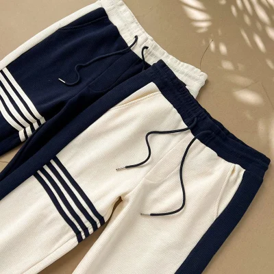 Штаны Thom Browne Sports With Stripes "Blue" фото № 3 Штаны Thom Browne Sports With Stripes "Blue" фото № 3