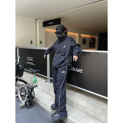 Спортивный Костюм Alexander Wang Round Letter Labeling "Black" фото № 8