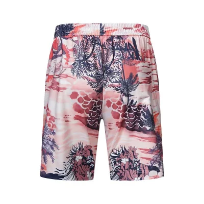 Шорты Amiri Palm Trees And Fish Print "Red" фото № 2