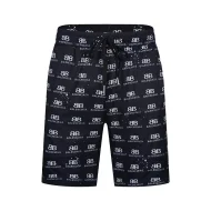 Шорты Balenciaga Plain With Repeating Logo Along "Black"