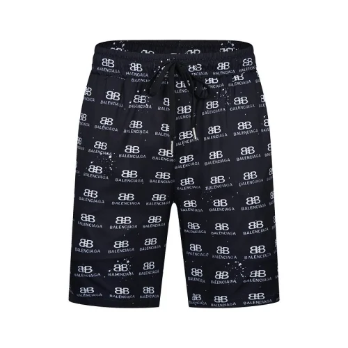 Шорты Balenciaga Plain With Repeating Logo Along "Black"