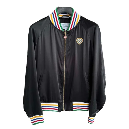 Бомбер Casablanca Small Heart Colorful Outlines Casa Blanca "Black"