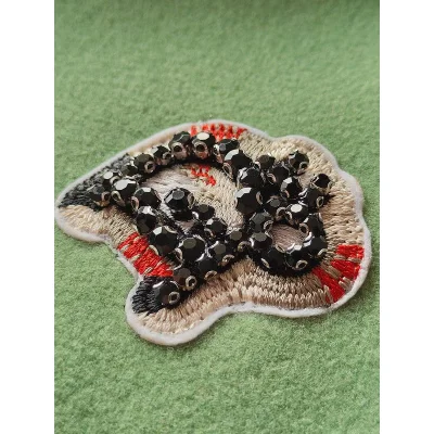 Бомбер Christian Dior Frontside Logo Black Rhinestones "Green" фото № 4