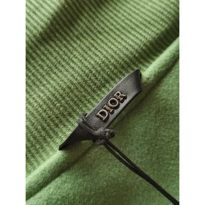 Бомбер Christian Dior Frontside Logo Black Rhinestones "Green" фото № 3