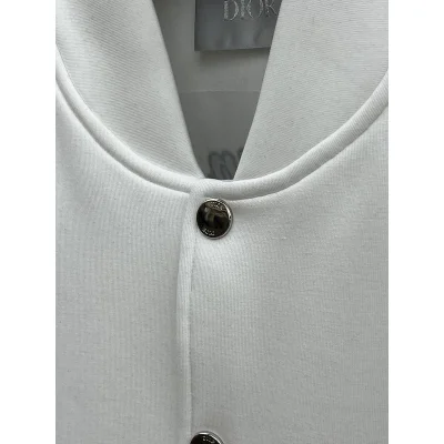 Бомбер Christian Dior Varsity Logo "White" фото № 4