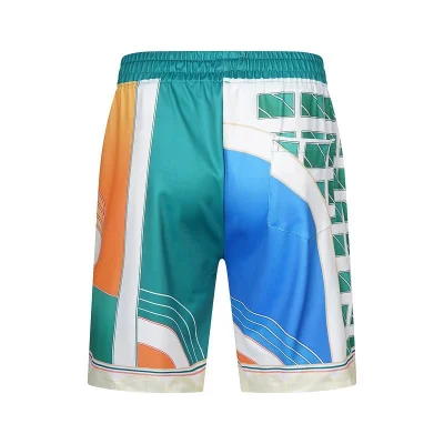 Шорты Casablanca Decorated Edges And Collar By Stripes "Multicolor" фото № 2