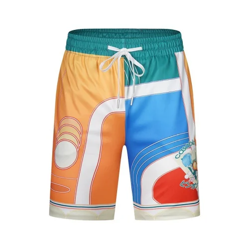 Шорты Casablanca Decorated Edges And Collar By Stripes "Multicolor"