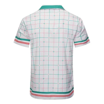 Рубашка Casablanca Colorful Squares And Edge Stripes "White" фото № 2