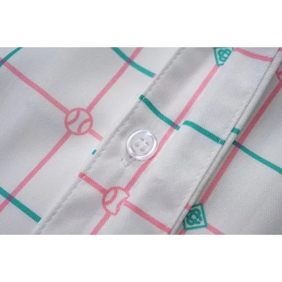 Рубашка Casablanca Colorful Squares And Edge Stripes "White" фото № 4