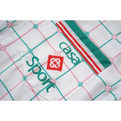 Рубашка Casablanca Colorful Squares And Edge Stripes "White" фото № 3