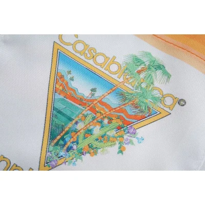 Рубашка Casablanca Palm Trees And Cactus Print "White" фото № 4