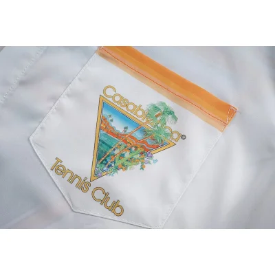 Рубашка Casablanca Palm Trees And Cactus Print "White" фото № 3