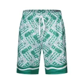 Шорты Casablanca Orbit Print And Waves Edge Decoration "Green"