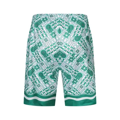 Шорты Casablanca Orbit Print And Waves Edge Decoration "Green" фото № 2