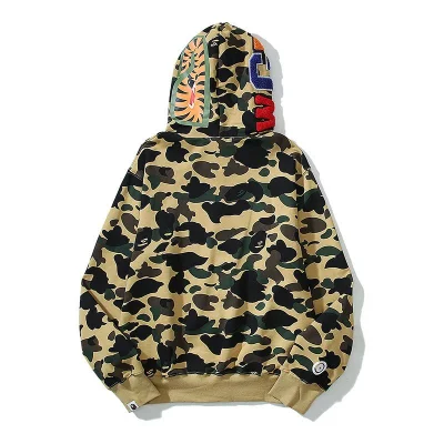 Худи A Bathing Ape Shark Hood ZIP "Yellow" фото № 2