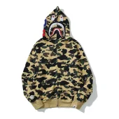 Худи A Bathing Ape Shark Hood ZIP "Yellow"