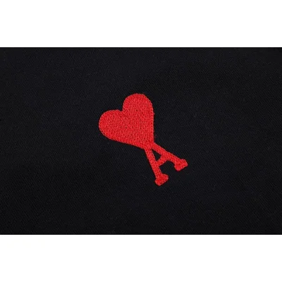 Худи Amiri Heart And Letter — Logo ZIP "Black" фото № 4