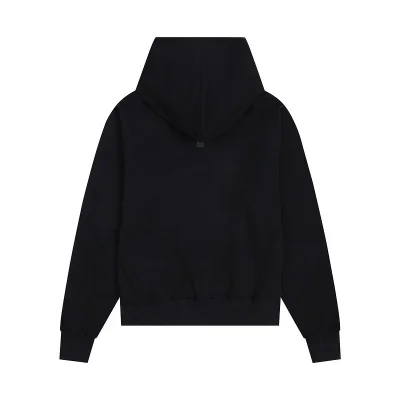 Худи Amiri Heart And Letter — Logo ZIP "Black" фото № 6