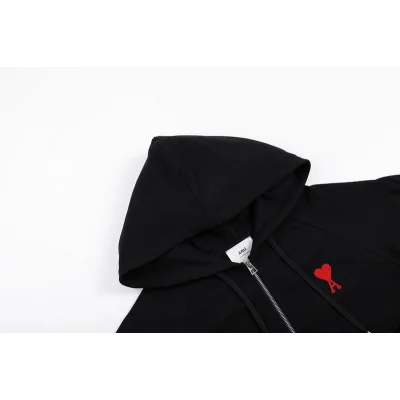 Худи Amiri Heart And Letter — Logo ZIP "Black" фото № 8