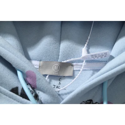 Худи Cactus Jack Merch Fun Skeleton "Blue" фото № 4