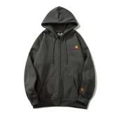 Худи Carhartt With Text Logo ZIP "Khaki"