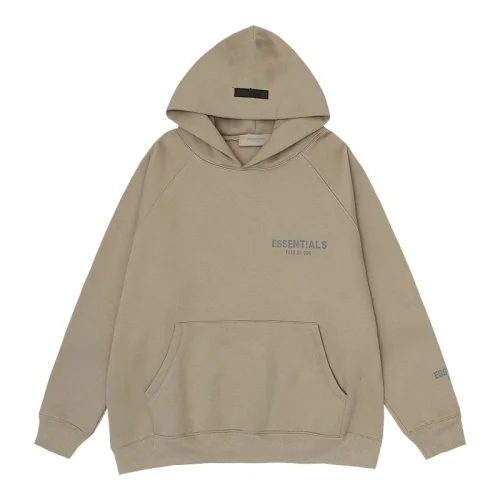 Худи Fear Of God Reflective Text Logo "Brown"
