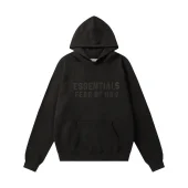 Худи Fear Of God Text Logo In The Center "Black"