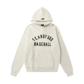 Худи Fear Of God Baseball - Text "Cream"