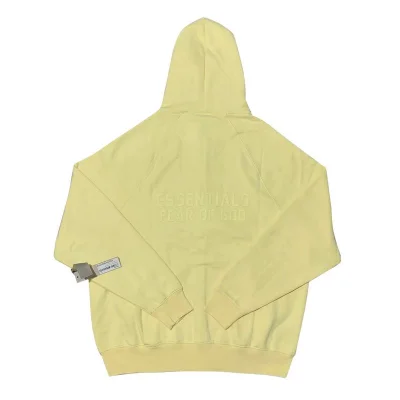 Худи Fear Of God Having Text Logo - ZIP "Yellow" фото № 8