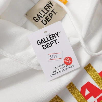 Худи Gallery Dept With Print "White" фото № 4