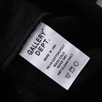 Худи Gallery Dept Nawf Atlanta "Black" фото № 3
