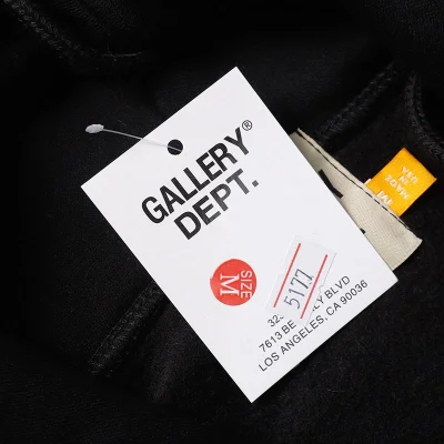 Худи Gallery Dept Nawf Atlanta "Black" фото № 5