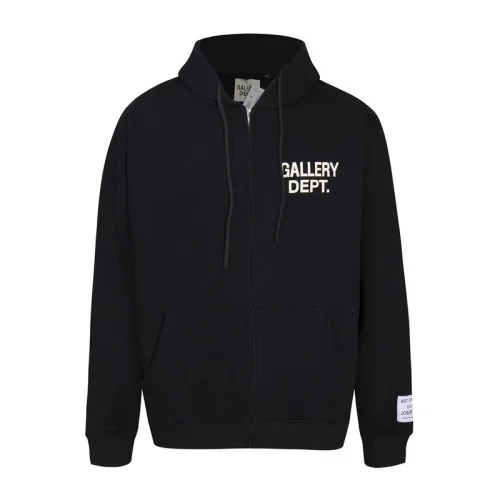 Худи Gallery Dept Patch On The Sleeve Zip "Black"