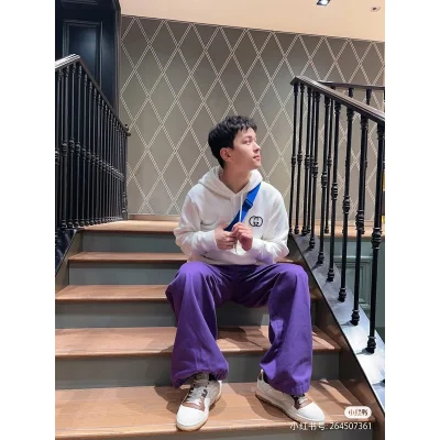 Худи Gucci Crossed Letters G "White" фото № 6