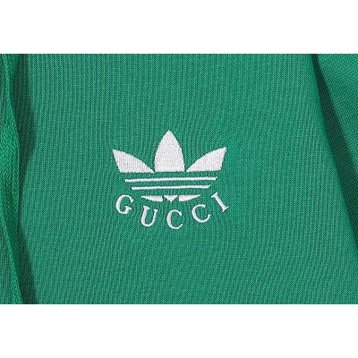 Худи Gucci X Small Logo Adidas "Green" фото № 3