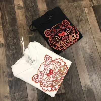 Худи Kenzo With A Bright Brand Logo "White" фото № 4 Худи Kenzo With A Bright Brand Logo "White" фото № 4