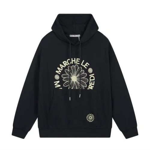 Худи Mardi Mercredi Flower Print "Black"