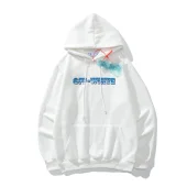 Худи Off White With Logo And Brand Name "White"