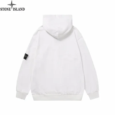 Худи Stone Island With Black Compass Logo Patch "White" фото № 2 Худи Stone Island With Black Compass Logo Patch "White" фото № 2