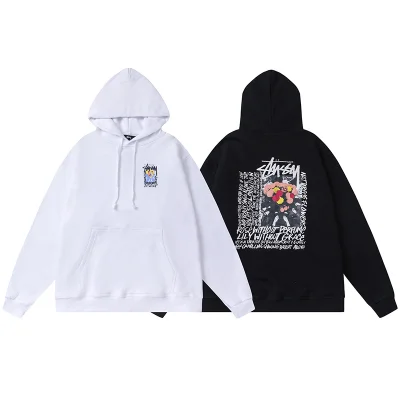 Худи Stussy With Logo And Picture "Black" фото № 2