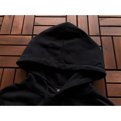 Худи Stussy Circle With Logo Letter And Leaves "Black" фото № 6