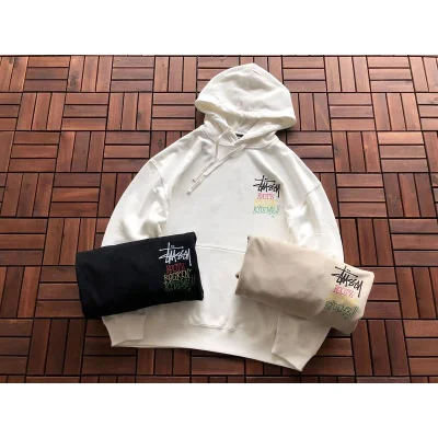 Худи Stussy Man In Colorful Clothes "White" фото № 2