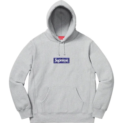 Худи Supreme Brand Logo "Gray"