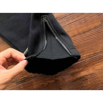 Штаны Trapstar Wide Front Pocket And Decoration By Stripe "Black" фото № 6