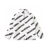 Куртка Balenciaga Plush With Logo "White"