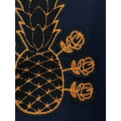 Олимпийка Gucci Pineapple Logo "White/Blue" фото № 6