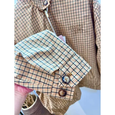 Куртка-бомбер Miu Miu Frontside Dark Brown Logotype Miu Miu "Brown" фото № 4