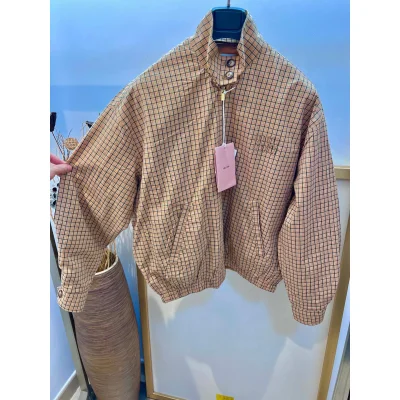 Куртка-бомбер Miu Miu Frontside Dark Brown Logotype Miu Miu "Brown" фото № 2