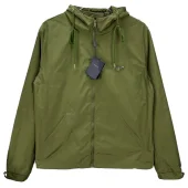 Ветровка Prada Solid Color With Logo "Green"