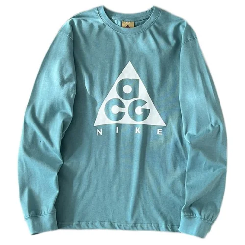 Лонгслив ACG Logo Inside Triangle Front "Blue"